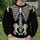White Skeleton Bones for Halloween Parties and Dark Streetwear Style for Unisex Fans All-over Print Knitted Sweater - 6