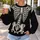 White Skeleton Bones for Halloween Parties and Dark Streetwear Style for Unisex Fans All-over Print Knitted Sweater - 5