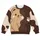 Winking Tan Bear Character for Cozy Campus Days and Casual Everyday Outings All-over Print Knitted Sweater - 4
