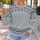 Blue Gray Nordic Geometric Bands for Cozy Alpine Weekends and Casual Winter Outings All-over Print Knitted Sweater - 5