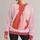 Coral Cat Duo for Cozy Everyday Outings and Relaxed Weekend Style All-over Print Knitted Sweater - 1