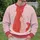 Coral Cat Duo for Cozy Everyday Outings and Relaxed Weekend Style All-over Print Knitted Sweater - 6