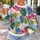 Colorful Tropical Palm Leaves for Relaxed Warm-Weather Outings and Casual Everyday Wear All-over Print Knitted Sweater - 5