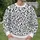Black Vine and Leaf Motif for Relaxed Days and Travel, Botanical Style All-over Print Knitted Sweater - 6