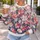 Watercolor Blossom Garden for Spring Outings and Relaxed Everyday Nature-Lover Style All-over Print Knitted Sweater - 5