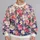 Watercolor Blossom Garden for Spring Outings and Relaxed Everyday Nature-Lover Style All-over Print Knitted Sweater - 2