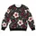 Cream Hibiscus and Charcoal Foliage for Bold Everyday Commuter Style for Modern Men All-over Print Knitted Sweater - 4