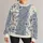 Nautical Chain And Compass Motifs For Coastal Getaways And Everyday Seaside Style All-over Print Knitted Sweater - 1