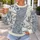 Nautical Chain And Compass Motifs For Coastal Getaways And Everyday Seaside Style All-over Print Knitted Sweater - 5