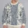Nautical Chain And Compass Motifs For Coastal Getaways And Everyday Seaside Style All-over Print Knitted Sweater - 2