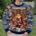 Christmas Eve Workshop Scene for Holiday Celebrations and Cozy Winter Cheer All-over Print Knitted Sweater - 6
