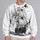 Nautical Tall Ship and Compass for Coastal Sailing Days and Harbor Adventures for Men All-over Print Knitted Sweater - 2