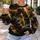 Dark Storm Clouds With Golden Lightning For Bold Everyday Streetwear And Night Out All-over Print Knitted Sweater - 5