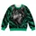 Emerald Wolf Head For Streetwear Style And Outdoor Adventure Enthusiasts All-over Print Knitted Sweater - 4
