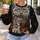 Snow Leopard Fangs for Bold Wildlife Adventures and Everyday Style All-over Print Knitted Sweater - 5