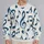 Bold Blue Music Notes for Creative Everyday Style and Music Lovers All-over Print Knitted Sweater - 2