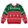Emerald Christmas Snowflakes and Nordic Stars for Cozy Holiday Celebrations Together All-over Print Knitted Sweater - 4