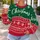 Emerald Christmas Snowflakes and Nordic Stars for Cozy Holiday Celebrations Together All-over Print Knitted Sweater - 5
