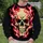 Flaming Skull with Hot Pink Flames for Bold Western Streetwear and Autumn Outings All-over Print Knitted Sweater - 6