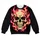 Flaming Skull with Hot Pink Flames for Bold Western Streetwear and Autumn Outings All-over Print Knitted Sweater - 4