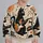 Black Cat Guitarist With Music Doodles For Campus And Casual Weekend Style All-over Print Knitted Sweater - 2