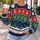 Santa Faces, Reindeer and Fir Trees for Men's Christmas Holiday Parties All-over Print Knitted Sweater - 5