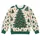 Hand-Drawn Christmas Tree and Star Motifs for Festive Holiday Gatherings and Cozy Days All-over Print Knitted Sweater - 4