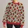 Ornate Red Hearts for Everyday Romance, Creative Outings and Bohemian Style Wear All-over Print Knitted Sweater - 1