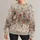 Vintage Wildflower Meadow for Everyday Cottagecore Style and Spring Garden Outings All-over Print Knitted Sweater - 1