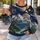 Ringed Planets Over Alpine Peaks For Stargazing And Nature Lovers All-over Print Knitted Sweater - 5
