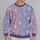 Pastel Snowflake Motifs for Cozy Holiday Celebrations and Relaxed Winter Days Out All-over Print Knitted Sweater - 2