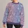 Pastel Snowflake Motifs for Cozy Holiday Celebrations and Relaxed Winter Days Out All-over Print Knitted Sweater - 1