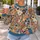 Colorful Folk Art Dogs for Playful Everyday Style and Dog Lover Gifts All-over Print Knitted Sweater - 5