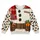 Snow Crew Santa Belt Holiday Outfit for Festive Family Christmas Party Celebrations All-over Print Knitted Sweater - 4