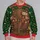 Toy Maker Elf Uniform With Tools And Toys For Christmas Workshop Party Celebrations All-over Print Knitted Sweater - 2