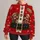 Santa Workshop Teddy Bear Holiday Outfit For Festive Christmas Family Celebrations All-over Print Knitted Sweater - 1