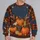 Pumpkin Patch Harvest Plaid for Thanksgiving Gatherings and Autumn Festival Celebrations All-over Print Knitted Sweater - 2
