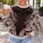 Bloody Lace-Up Corset Zombie Look for Halloween Parties and Spooky Season Celebrations All-over Print Knitted Sweater - 5