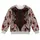 Bloody Lace-Up Corset Zombie Look for Halloween Parties and Spooky Season Celebrations All-over Print Knitted Sweater - 4