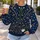 Holiday Train Conductor Uniform for Christmas Parties and Festive Seasonal Celebrations All-over Print Knitted Sweater - 5