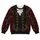Gothic Vampire Costume With Ruby Cravat for Halloween Parties and Masquerades All-over Print Knitted Sweater - 4