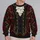 Gothic Vampire Costume With Ruby Cravat for Halloween Parties and Masquerades All-over Print Knitted Sweater - 2