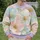 Pastel Gold-Edged Floral Blooms for Spring Garden Parties and Everyday Wear Style All-over Print Knitted Sweater - 6