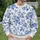 Blue Porcelain Blooms for Springtime Garden Gatherings and Elegant Everyday Wear All-over Print Knitted Sweater - 6
