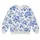 Blue Porcelain Blooms for Springtime Garden Gatherings and Elegant Everyday Wear All-over Print Knitted Sweater - 4
