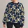 Navy Floral and Olive Leaf Motif for Everyday Vintage Style and Spring Outings All-over Print Knitted Sweater - 1