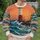 Seaside Lighthouse Sunset Coastal Scenery for Relaxed Shoreline Getaways and Travel All-over Print Knitted Sweater - 6