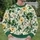 Green And Yellow Watercolor Florals For Fresh Spring Garden Days And Everyday Style All-over Print Knitted Sweater - 6