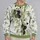 Two pandas Bamboo Stalks and leafy sprigs. Panda Pair Climbing Bamboo for Nature Lovers and All-over Print Knitted Sweater - 2