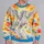 Winged Pegasus and Radiant Tie Dye for Whimsical Everyday Style All-over Print Knitted Sweater - 2